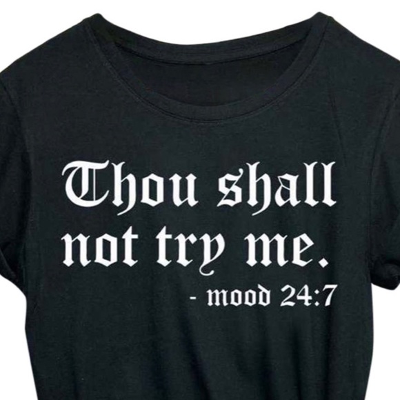 Thou Shall Not Try Me Tee - Picture 6 of 9